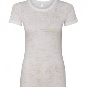 🌷NEW Next Level White Burnout Tee